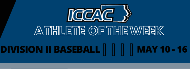 ICCAC names Moss Player of the Week and Tscherter Pitcher of the Week