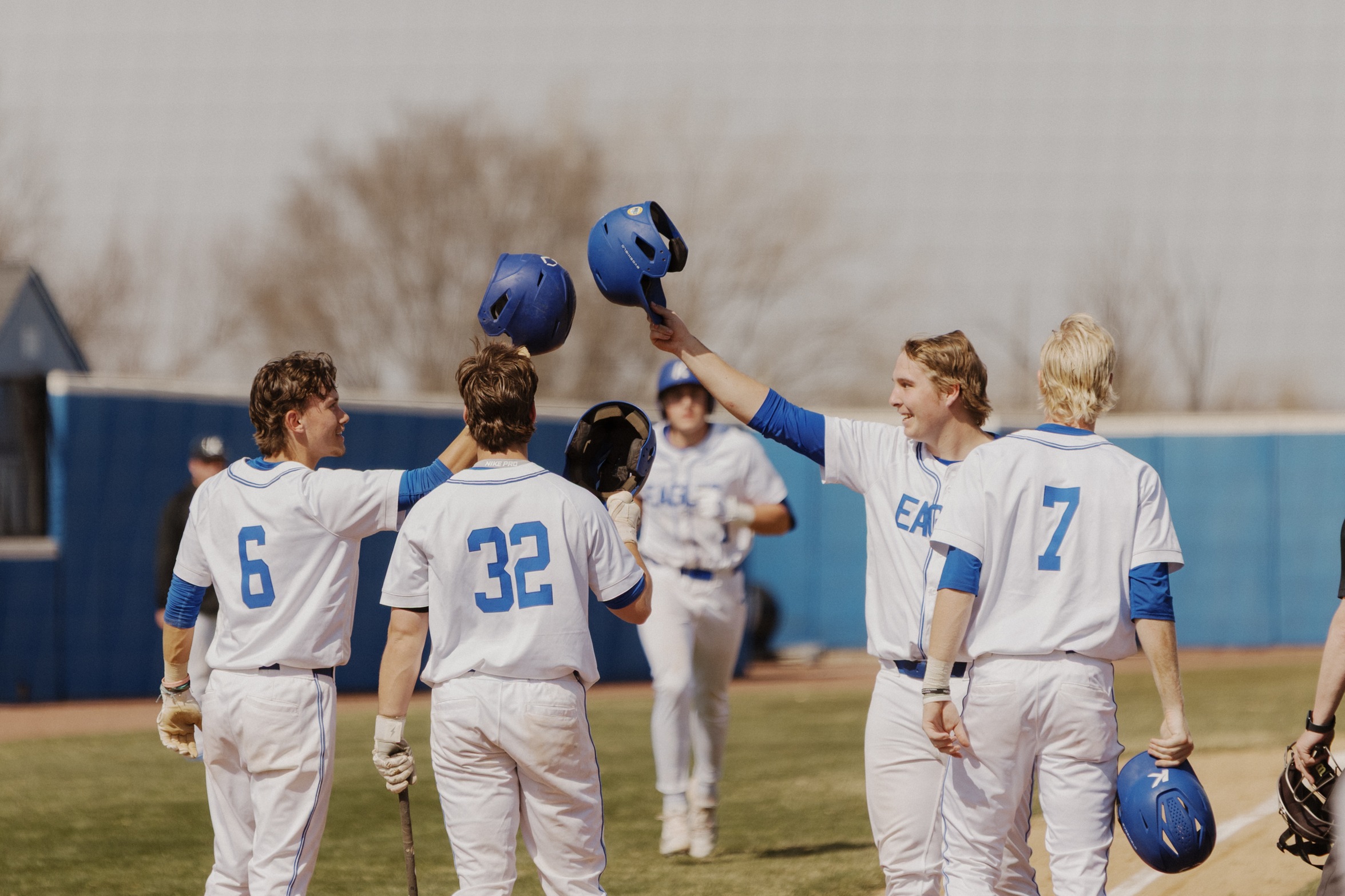 Eagles Explode for 41 Runs in Doubleheader Sweep