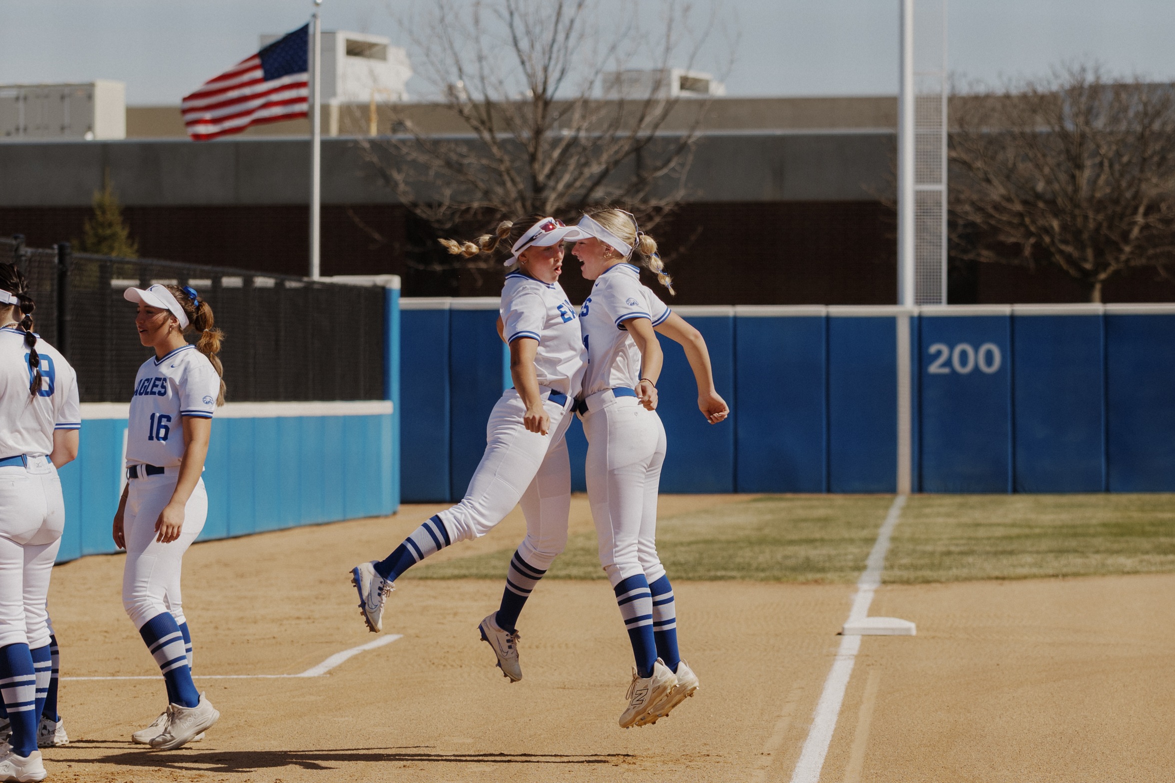 Eagles Dominate Redtails with Pair of Shutouts in ICCAC Sweep