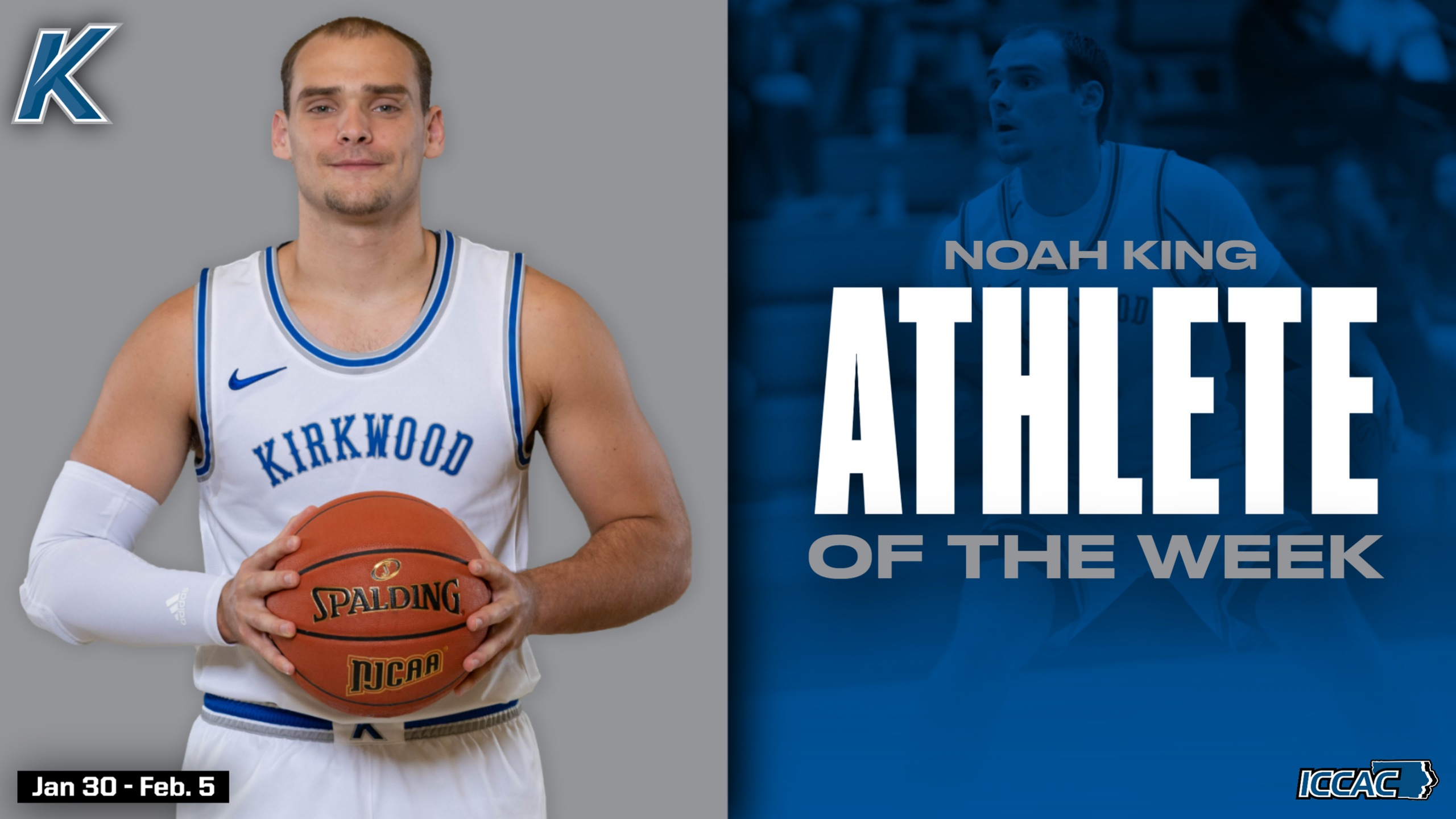 King Named ICCAC Athlete of the Week | January 30-February 5