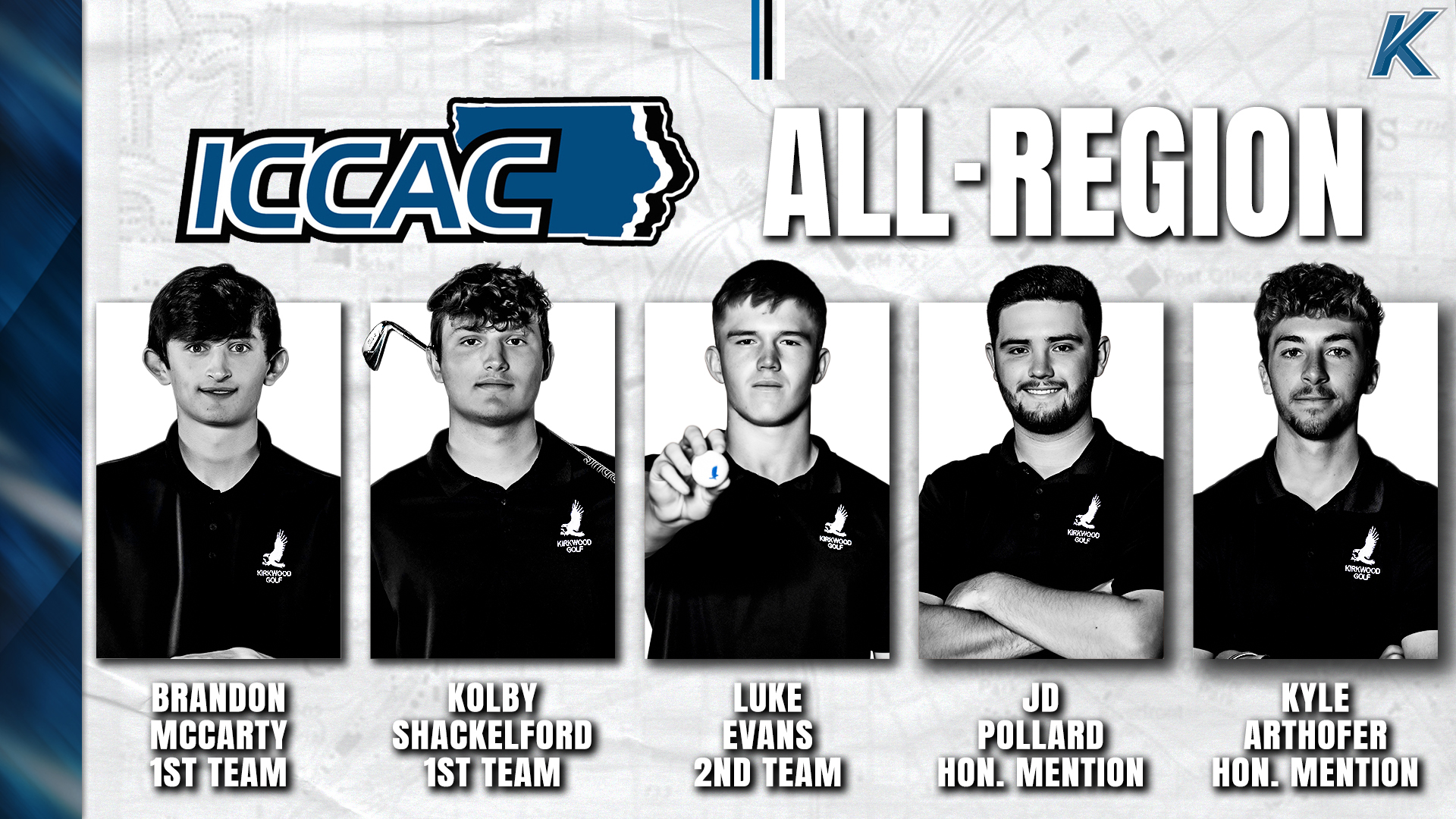 2021-22 Division II Men's Golf All-Region Teams Announced