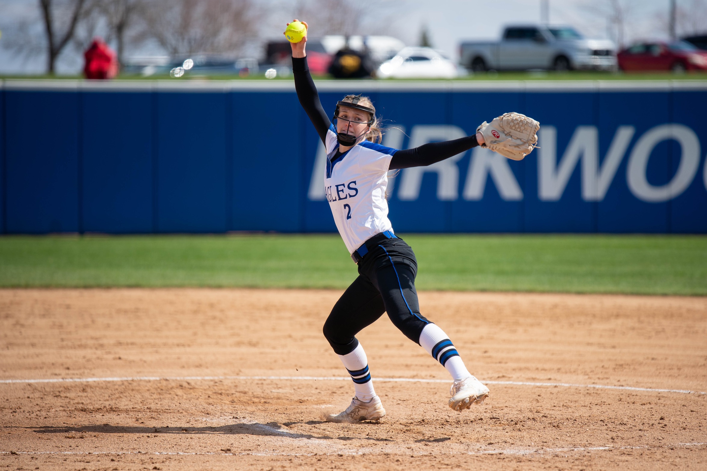 NO.4 KCC SOFTBALL TEAM SPLITS IN KANSAS